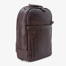 Mochila Em Couro Café